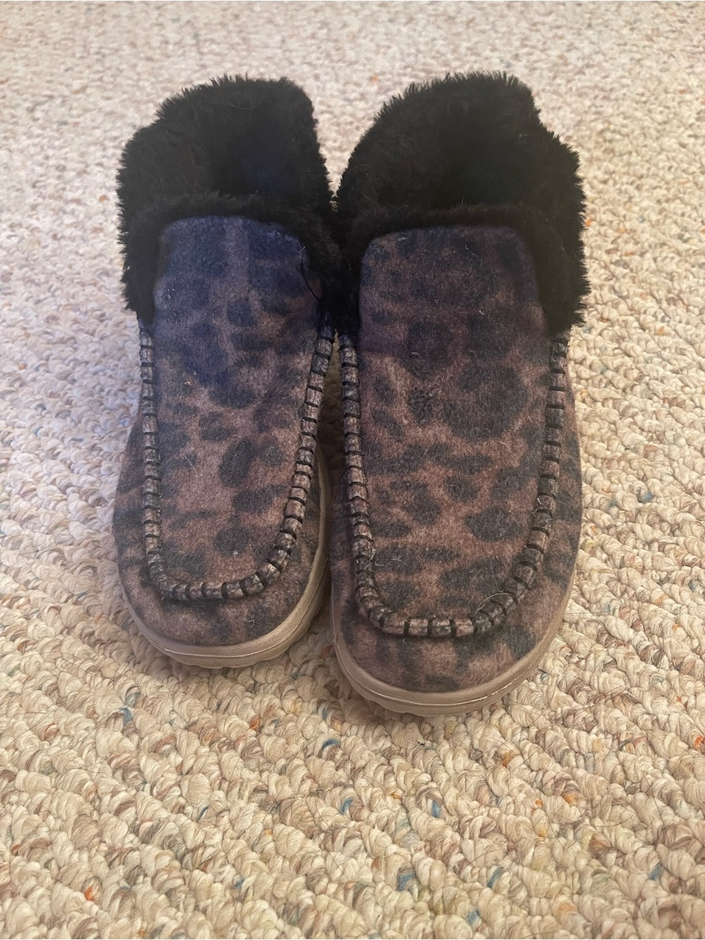 Hey Dude Brown and Black Faux-Fur Ankle Boots - Picture 3 of 4